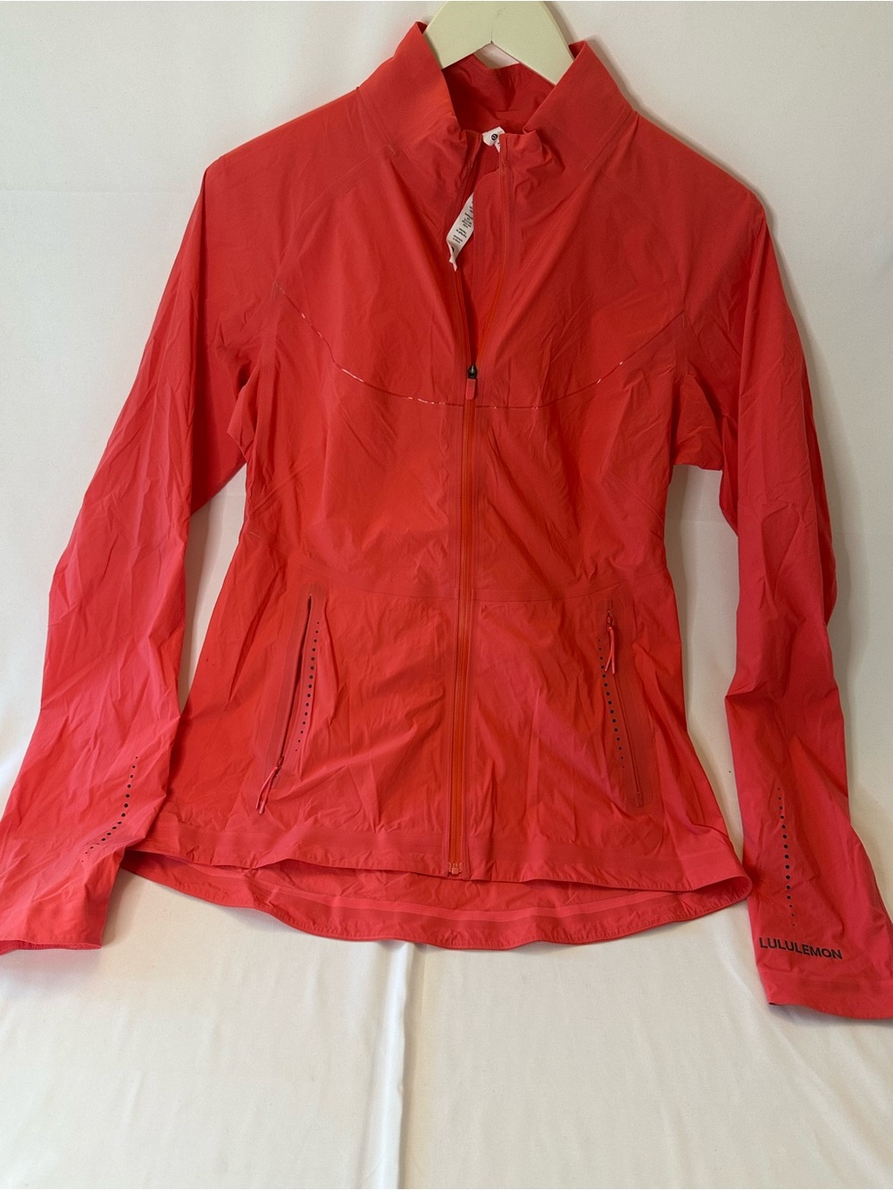 lululemon athletica Coral-Red Lightweight Zip Jacket